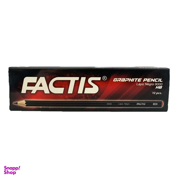 مداد مشکی فکتیس (Factis) مدل 9000 بسته 12 عددی