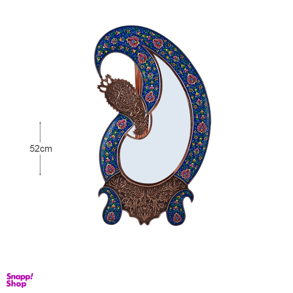آینه بته جقه مس و پرداز آقاجانی (Aghajani)