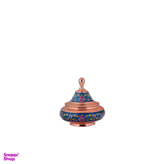 بشقاب پرنده کوچک مس و پرداز آقاجانی (Aghajani)