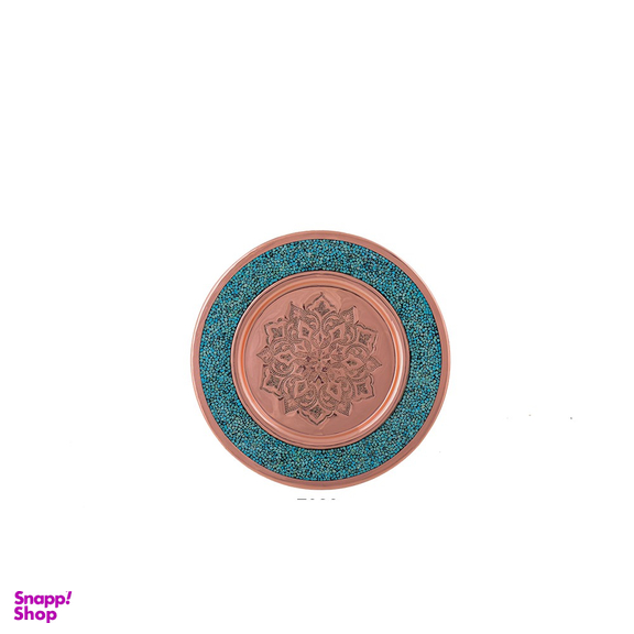 بشقاب ساده فیروزه کوب آقاجانی (Aghajani)