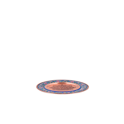 بشقاب ساده مس و پرداز آقاجانی (Aghajani)