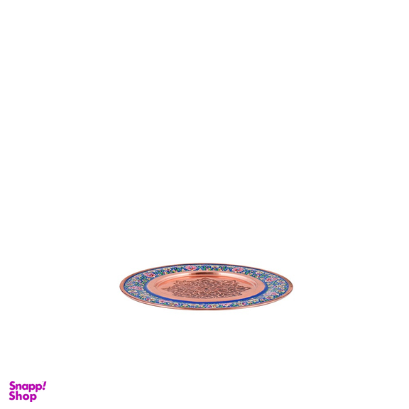 بشقاب ساده مس و پرداز آقاجانی (Aghajani)