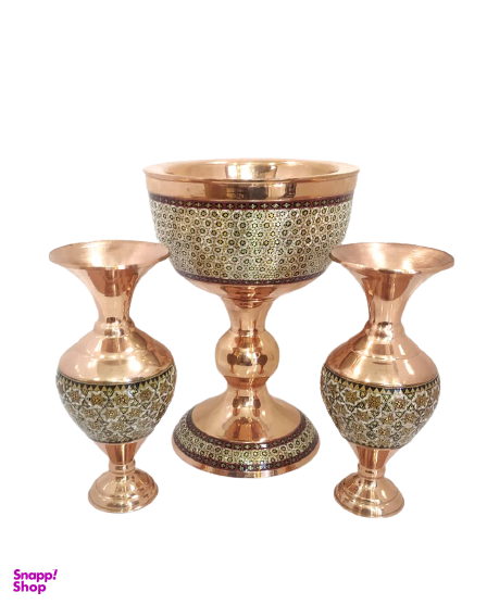 ست سنگاب و گلدان مس و خاتم کادوی ایرانی (Kadoirani)