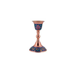 شمعدان متوسط مس و پرداز آقاجانی (Aghajani)
