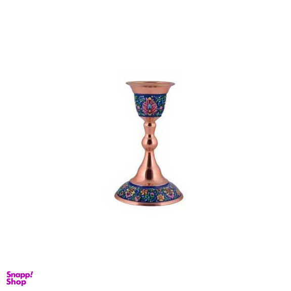 شمعدان متوسط مس و پرداز آقاجانی (Aghajani)