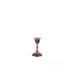 شمعدان متوسط مس و پرداز آقاجانی (Aghajani)