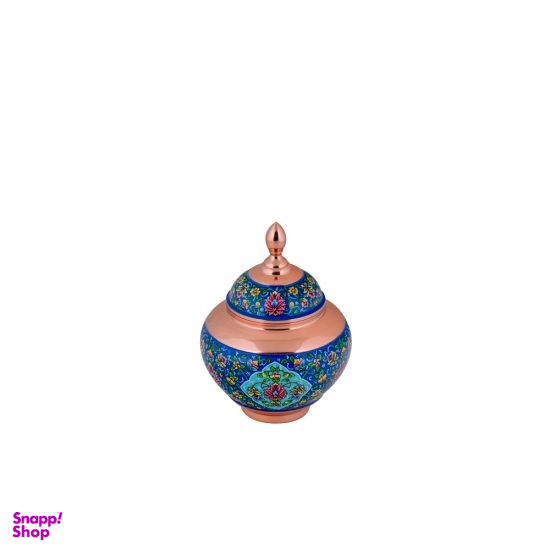 قندان سیبی مس و پرداز آقاجانی (Aghajani) سایز 25