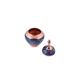 قندان سیبی مس و پرداز آقاجانی (Aghajani) سایز 30