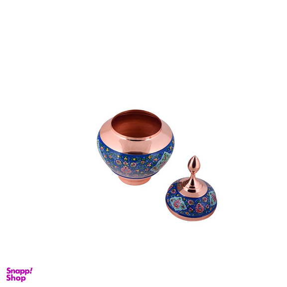 قندان سیبی مس و پرداز آقاجانی (Aghajani) سایز 30