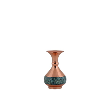گلدان شلغمی 15 فیروزه کوب آقاجانی (Aghajani)