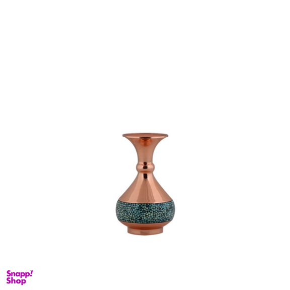 گلدان شلغمی 15 فیروزه کوب آقاجانی (Aghajani)