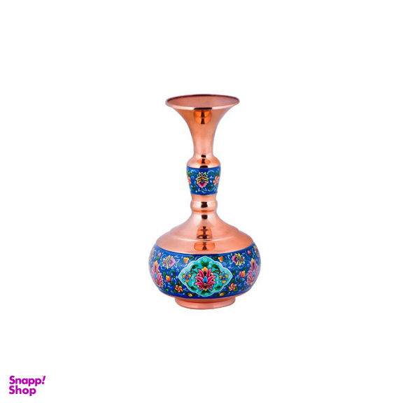گلدان شلغمی 30 مس و پرداز آقاجانی (Aghajani)