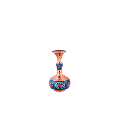 گلدان شلغمی 30 مس و پرداز آقاجانی (Aghajani)