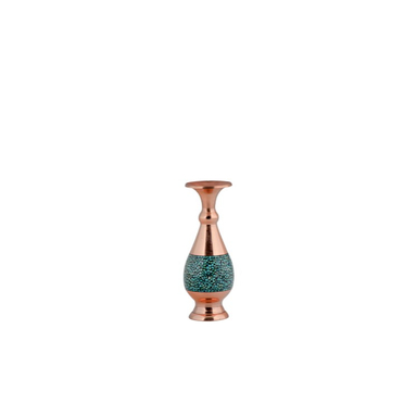 گلدان صراحی 14 فیروزه کوب آقاجانی (Aghajani)