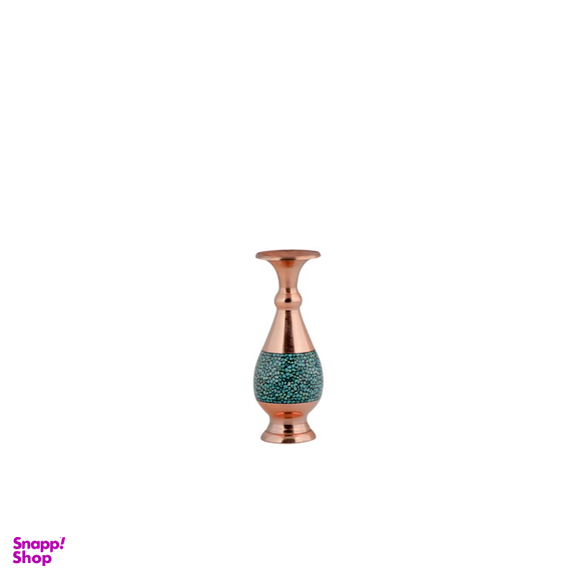 گلدان صراحی 14 فیروزه کوب آقاجانی (Aghajani)