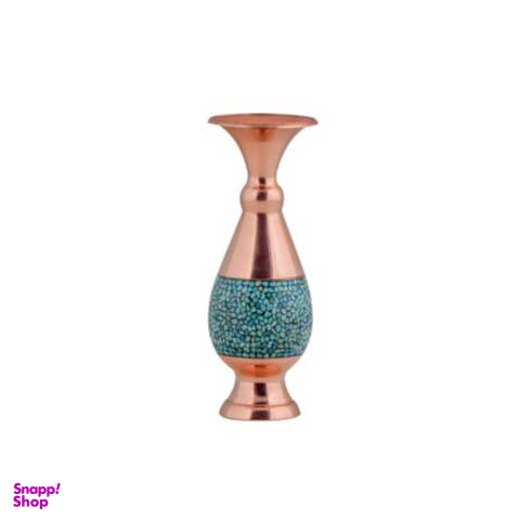 گلدان صراحی 16 فیروزه کوب آقاجانی (Aghajani)