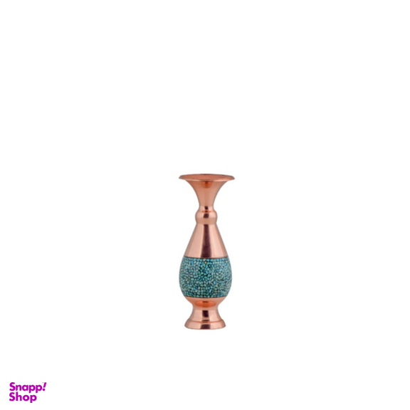 گلدان صراحی 16 فیروزه کوب آقاجانی (Aghajani)