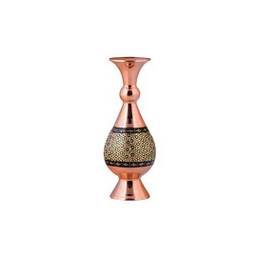 گلدان صراحی 16 مس و خاتم آقاجانی (Aghajani)