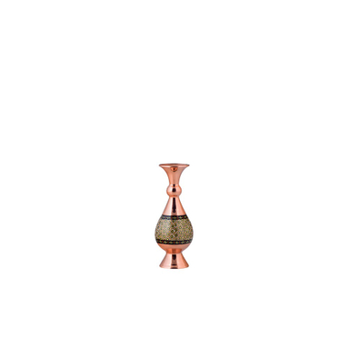 گلدان صراحی 16 مس و خاتم آقاجانی (Aghajani)