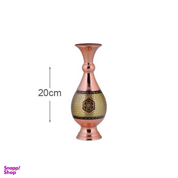 گلدان صراحی 20 خاتم ممتاز آقاجانی (Aghajani)