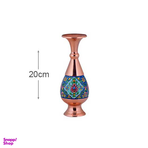 گلدان صراحی 20 مس و پرداز آقاجانی (Aghajani)