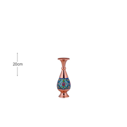 گلدان صراحی 20 مس و پرداز آقاجانی (Aghajani)