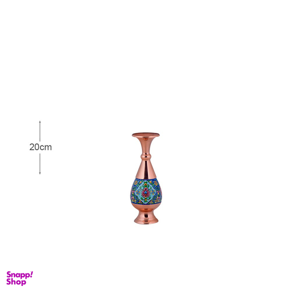 گلدان صراحی 20 مس و پرداز آقاجانی (Aghajani)