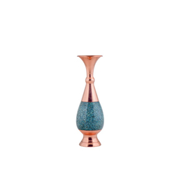 گلدان صراحی 25 فیروزه کوب آقاجانی (Aghajani)