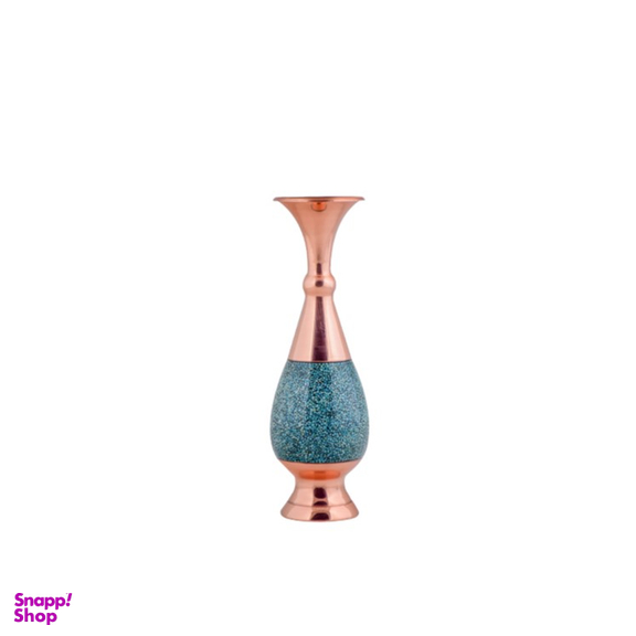 گلدان صراحی 25 فیروزه کوب آقاجانی (Aghajani)