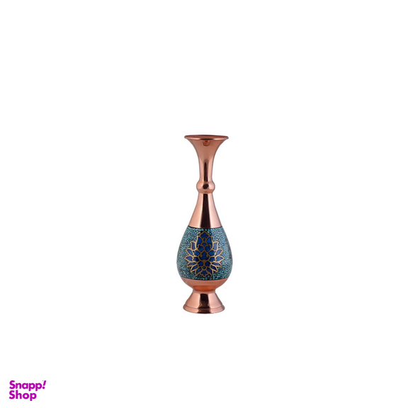 گلدان صراحی 30 فیروزه کوب ترنج آقاجانی (Aghajani)