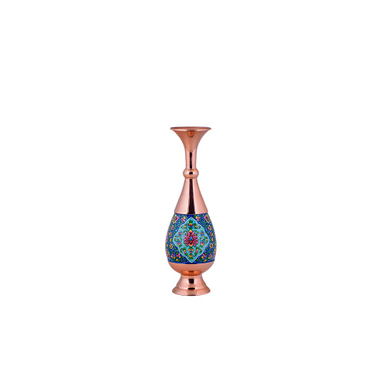 گلدان صراحی 30 مس و پرداز آقاجانی
