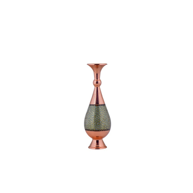 گلدان صراحی 30 مس و خاتم آقاجانی (Aghajani)