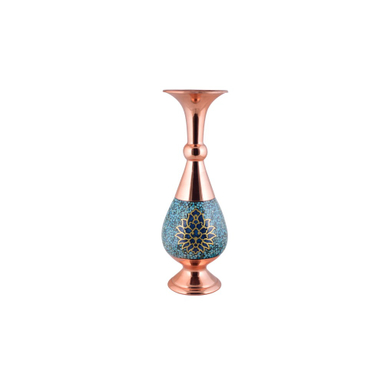 گلدان صراحی 40 فیروزه کوب ترنج آقاجانی (Aghajani)