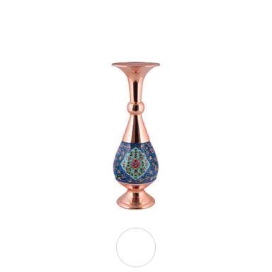 گلدان صراحی 40 مس و پرداز آقاجانی (Aghajani)