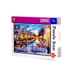 پازل 2000 تکه پازل ایران (Puzzle Iran) طرح دوچرخه و رودخانه