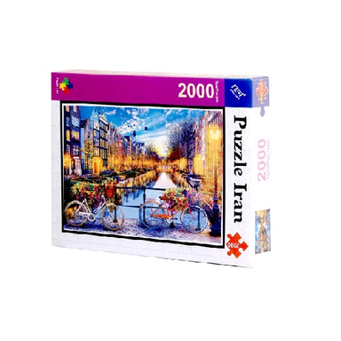 پازل 2000 تکه پازل ایران (Puzzle Iran) طرح دوچرخه و رودخانه