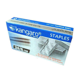 سوزن منگنه سایز 24/6 کانگرو (Kangaro) رنگ نقره ای