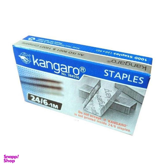 سوزن منگنه سایز 24/6 کانگرو (Kangaro) رنگ نقره ای