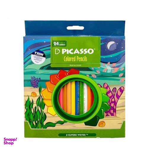 مدادرنگی پیکاسو (Picasso) جعبه مقوایی 24 رنگ