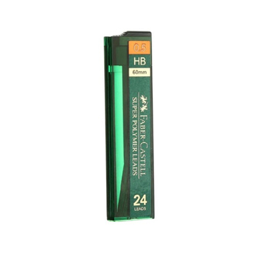 مغز اتود فابر کاستل (FaberCastell) مدل HB سایز 0.5 میلی متررنگ مشکی
