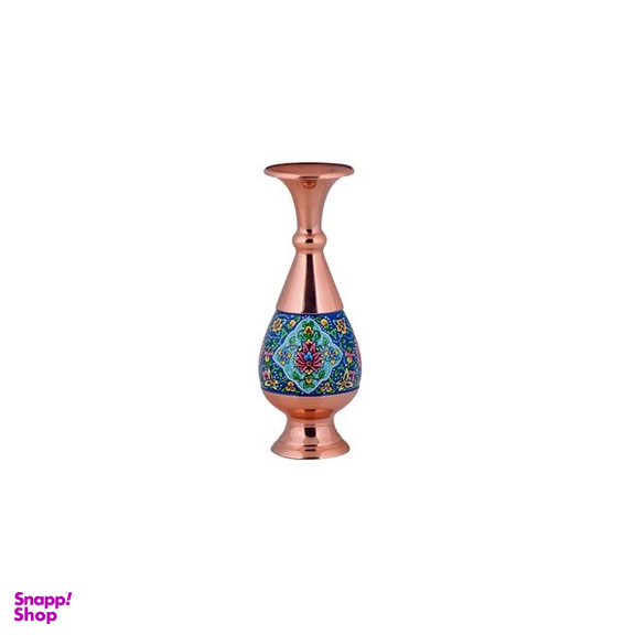 گلدان مس و پرداز 20 سانتی متر مجموعه سلام (Salam)