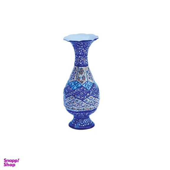 گلدان 16 س میناکاری طرح اسلیمی سلام (Salam)