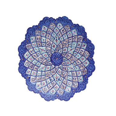 بشقاب 20 س میناکاری طرح اسلیمی سلام (Salam)