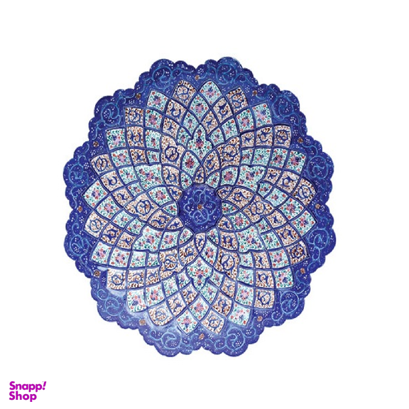 بشقاب 20 س میناکاری طرح اسلیمی سلام (Salam)