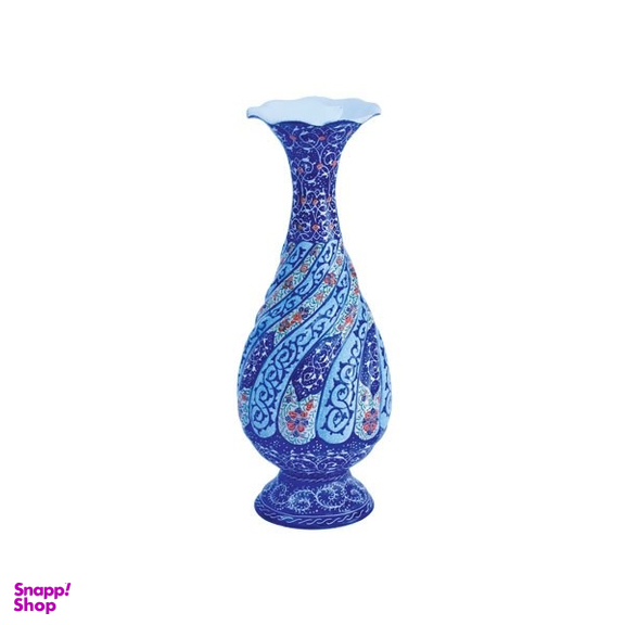 گلدان 20 س میناکاری طرح اسلیمی سلام (Salam)