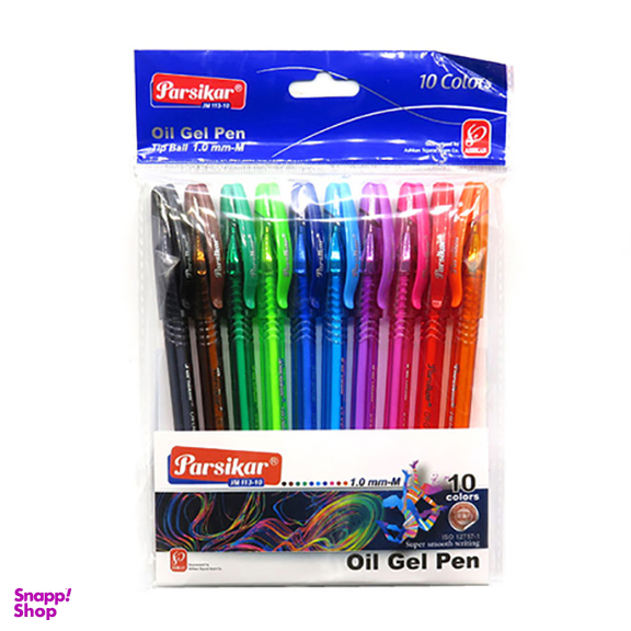 خودکار ژله ای ده رنگ پارسیکار (Parsikar) مدل 11310