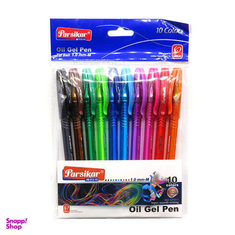 خودکار ژله ای ده رنگ پارسیکار (Parsikar) مدل 11310