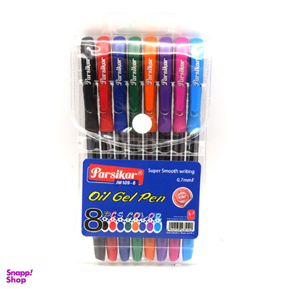 خودکار ژله ای هشت رنگ پارسیکار (Parsikar) مدل 1098