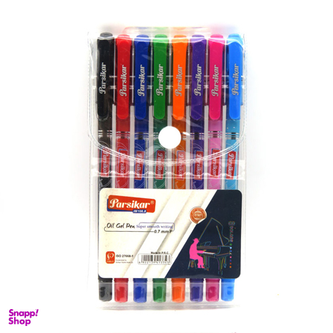 خودکار ژله ای هشت رنگ پارسیکار (Parsikar) مدل 1098