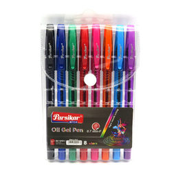 خودکار ژله ای هشت رنگ پارسیکار (Parsikar) مدل 1138